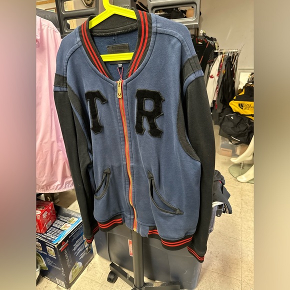 True Religion Zip Up Hooded Sweater - Picture 2 of 7